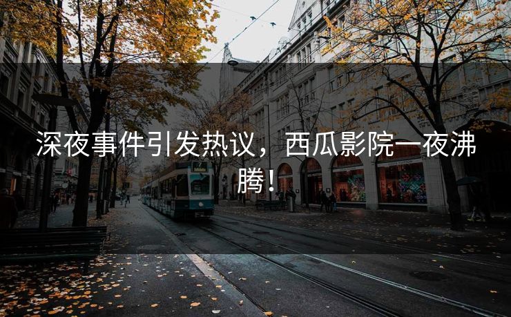 深夜事件引发热议，西瓜影院一夜沸腾！
